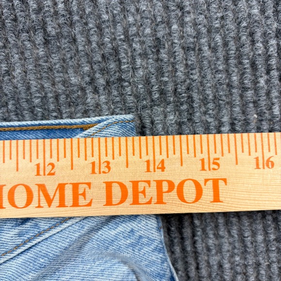 Levi's Jeans Women's 27 Premium Ribcage Split Flare Light Wash Blue Denim Casual - Picture 8 of 10